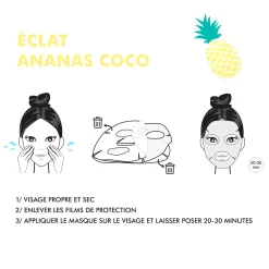 Hot Masque VISAGE ÉCLAT ANANAS / COCO - 4MURS Produits De Beauté