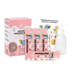 Fashion DIY cosmétique COFFRET DENTIFRICE KIDS FRAISE - 4MURS Produits De Beauté