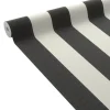 Hot Papier peint intissé STRIPES noir - 4MURS Papiers Peints