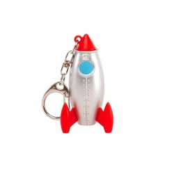Online Porte clef FUSÉE coloris argent - 4MURS Enfant Mode Et Accessoires Enfant|Accessoires Mode