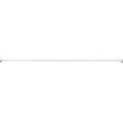 New Kit barre à rideau vitrage VITRAGE PLAT blanc de 60,0 à 90 cm - 4MURS Voilages, Vitrages, Stores Et Accessoires