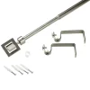 Online Kit barre à rideaux NINA nickel satin 1,6 cm de 120,0 à 210 cm - 4MURS Voilages, Vitrages, Stores Et Accessoires