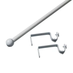 Online Kit barre à rideaux RONDINA blanc 1,6 cm 180 cm - 4MURS Voilages, Vitrages, Stores Et Accessoires