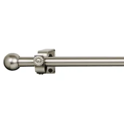 Hot Kit barre à rideaux RONDINA nickel satin 1,6 cm 180 cm - 4MURS Voilages, Vitrages, Stores Et Accessoires