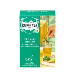 Hot Thé vert en sachet GLACÉE MENTHE CONCOMBRE - 4MURS Thés Et Tisanes