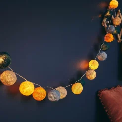 Online Guirlande lumineuse L'ORIGINAL GRACELAND moutarde, bleu poudré, lin, ivoire, gris perle, canard Enfant Luminaires Enfant|Guirlandes Et Déco Lumineuse