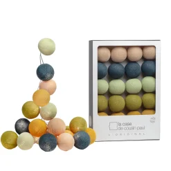Hot Guirlande lumineuse L'ORIGINAL TENESSEE Sable - Vert Impérial - Tilleul - Kaki - Moutarde Enfant Luminaires Enfant|Guirlandes Et Déco Lumineuse