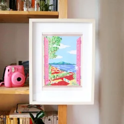 Fashion Peinture par numéros FENÊTRE OUVERTE SUR NAPLES Jeux Et Diy