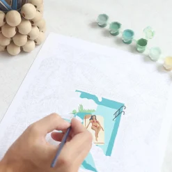 Fashion Peinture par numéros DAYDREAMING - 4MURS Jeux Et Diy
