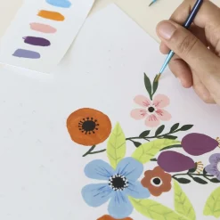 Fashion Peinture par numéros FLOWERS - 4MURS Jeux Et Diy