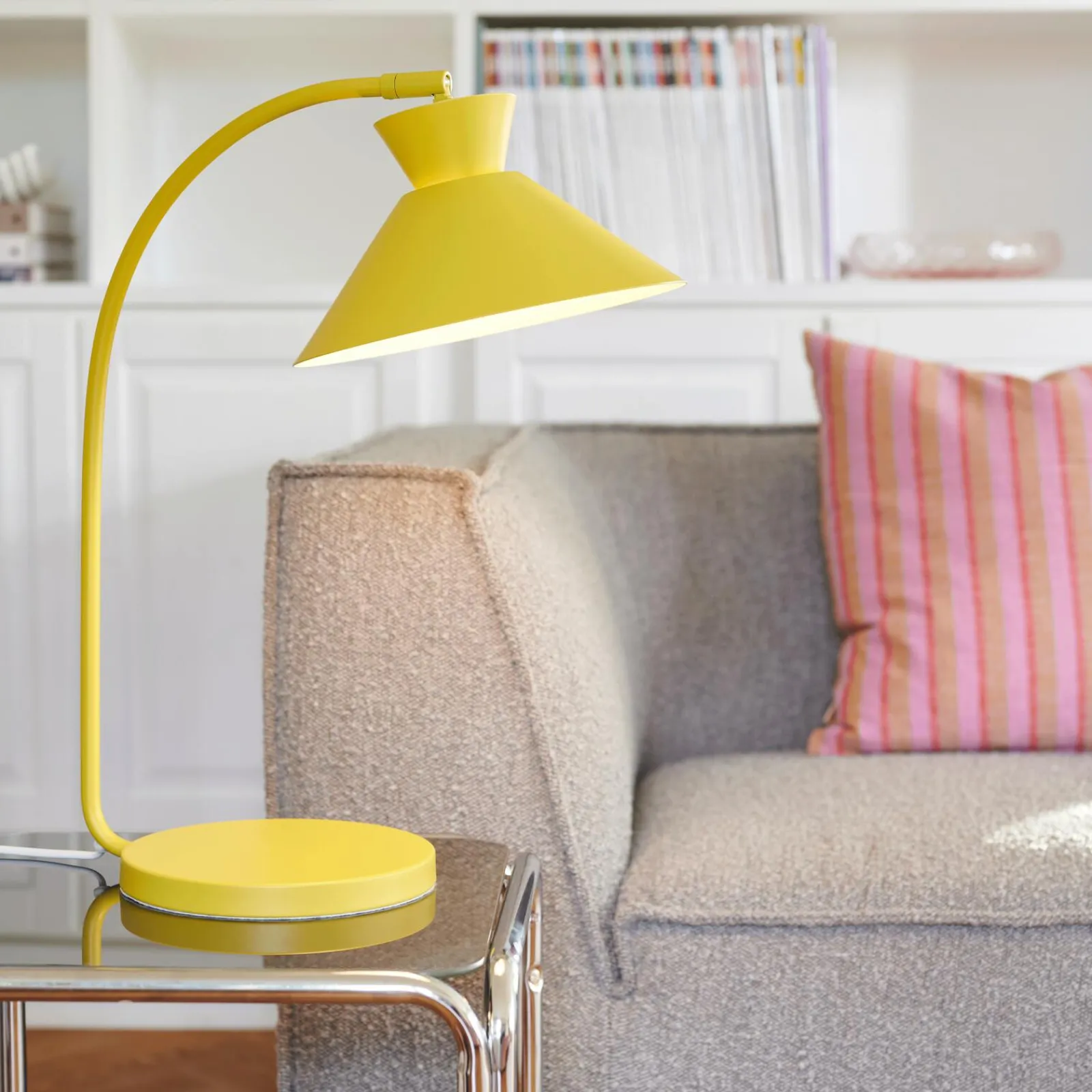 Online Lampe à poser DIAL coloris jaune 51 x 25 cm - 4MURS Lampes À Poser