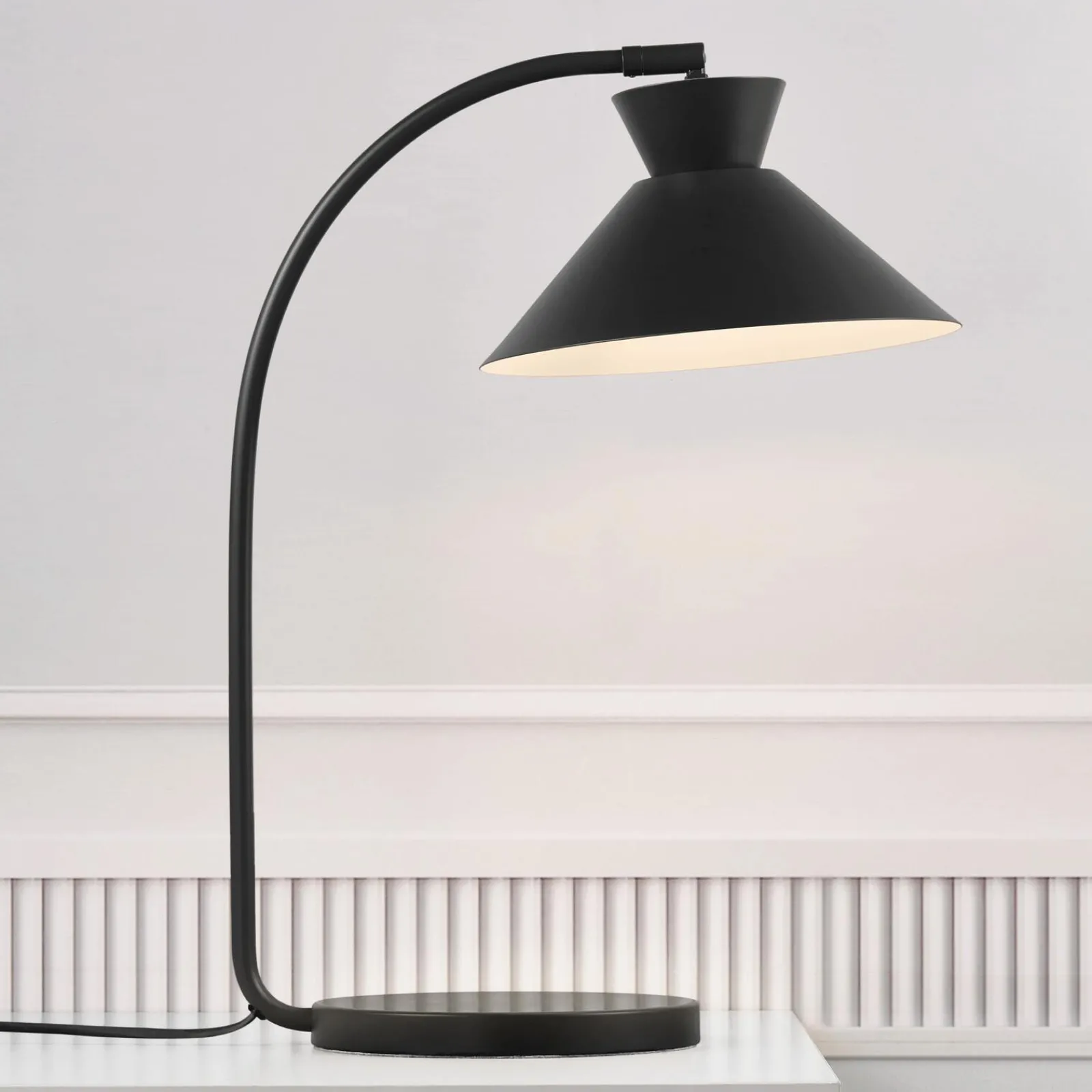 Sale Lampe à poser DIAL coloris noir 51 x 25 cm - 4MURS Lampes À Poser