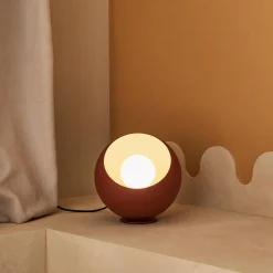 Outlet Lampe à poser DOREDOS coloris orange 20 x 20 cm - 4MURS Lampes À Poser