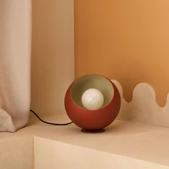 Outlet Lampe à poser DOREDOS coloris orange 20 x 20 cm - 4MURS Lampes À Poser