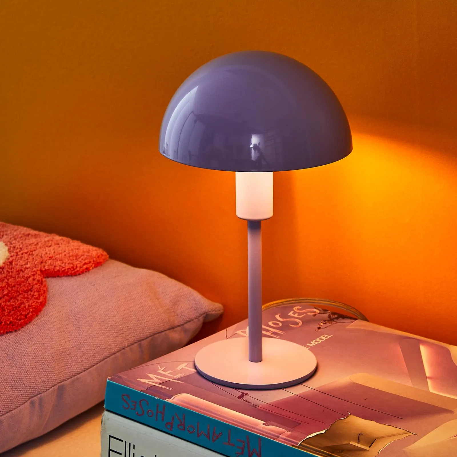 Fashion Lampe à poser ELLEN coloris ultra parme 25 x 16 cm - 4MURS Lampes À Poser