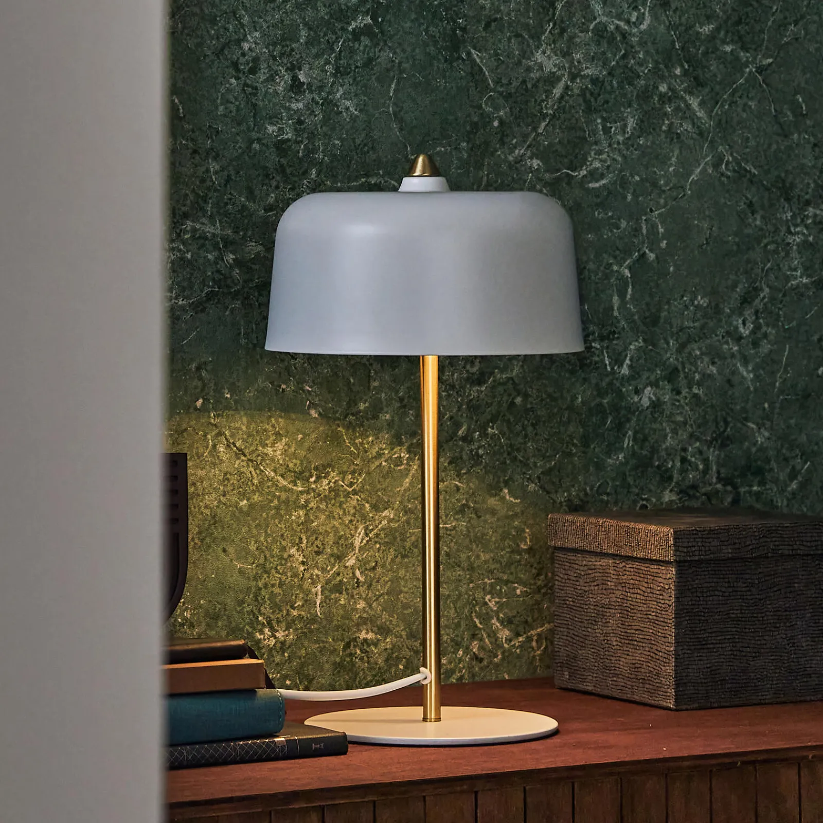 Online Lampe à poser ERNEST coloris blanc 37 x 20 cm - 4MURS Lampes À Poser
