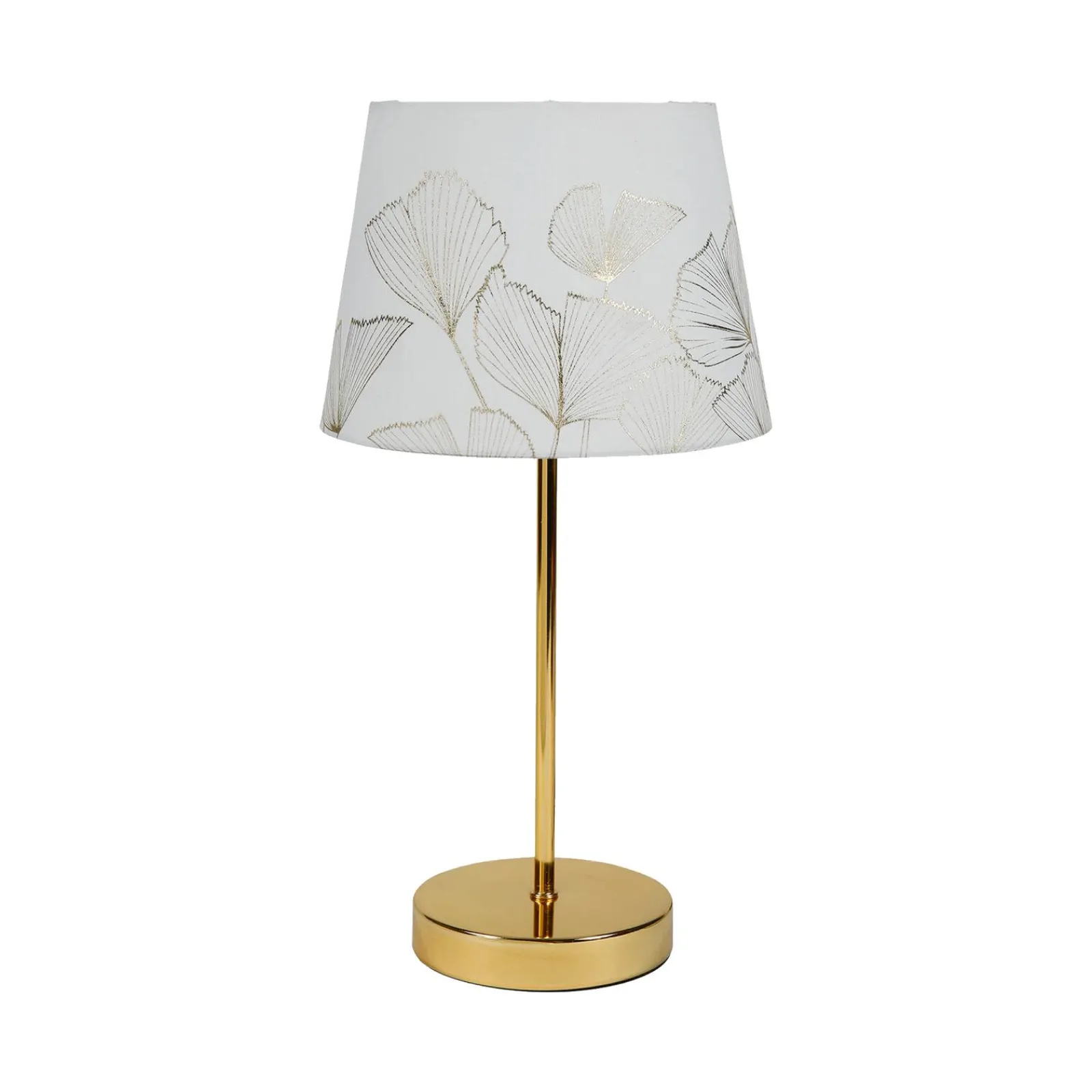 Fashion Lampe à poser GINKGO coloris blanc et or 39 x 20 cm - 4MURS Lampes À Poser