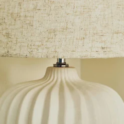 New Lampe à poser MATHILDE coloris blanc 32 x 25 cm - 4MURS Lampes À Poser