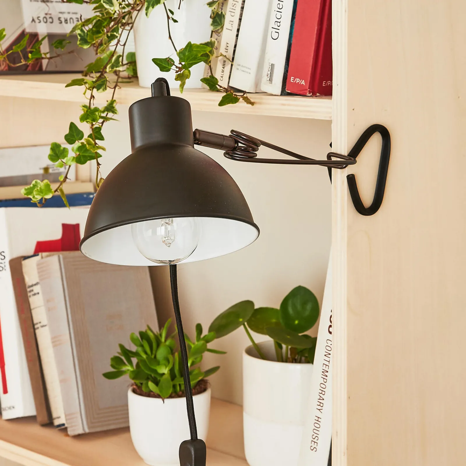 Hot Lampe à poser MOYS coloris noir 32,5 x 13 cm - 4MURS Lampes À Poser