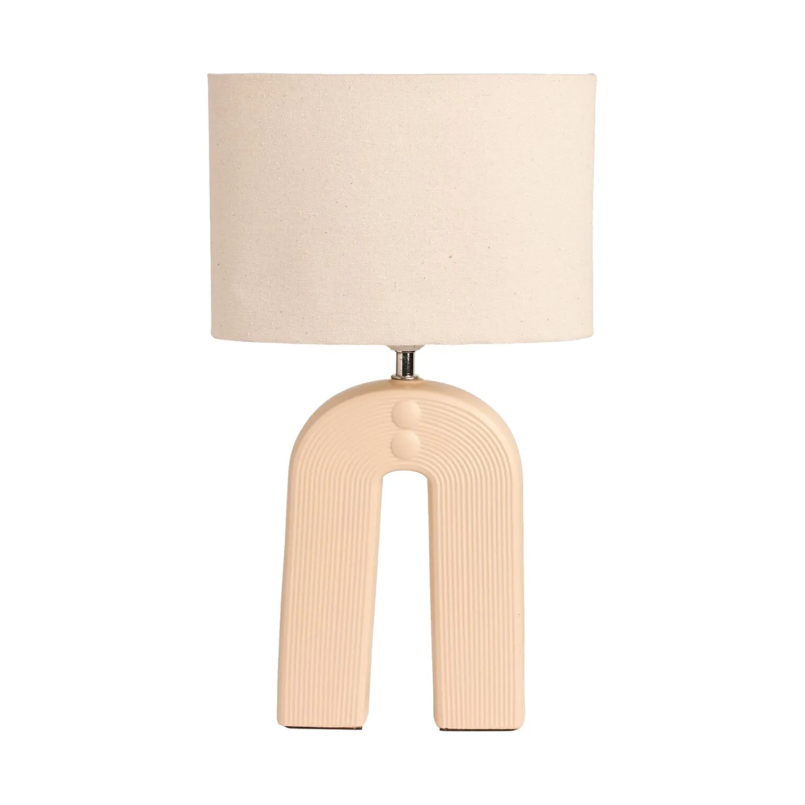 Outlet Lampe à poser OSIRIS coloris beige rosé 44 x 26 cm - 4MURS Lampes À Poser