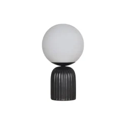 Fashion Lampe à poser PENELOPE coloris noir 26,5 x 15 cm - 4MURS Lampes À Poser