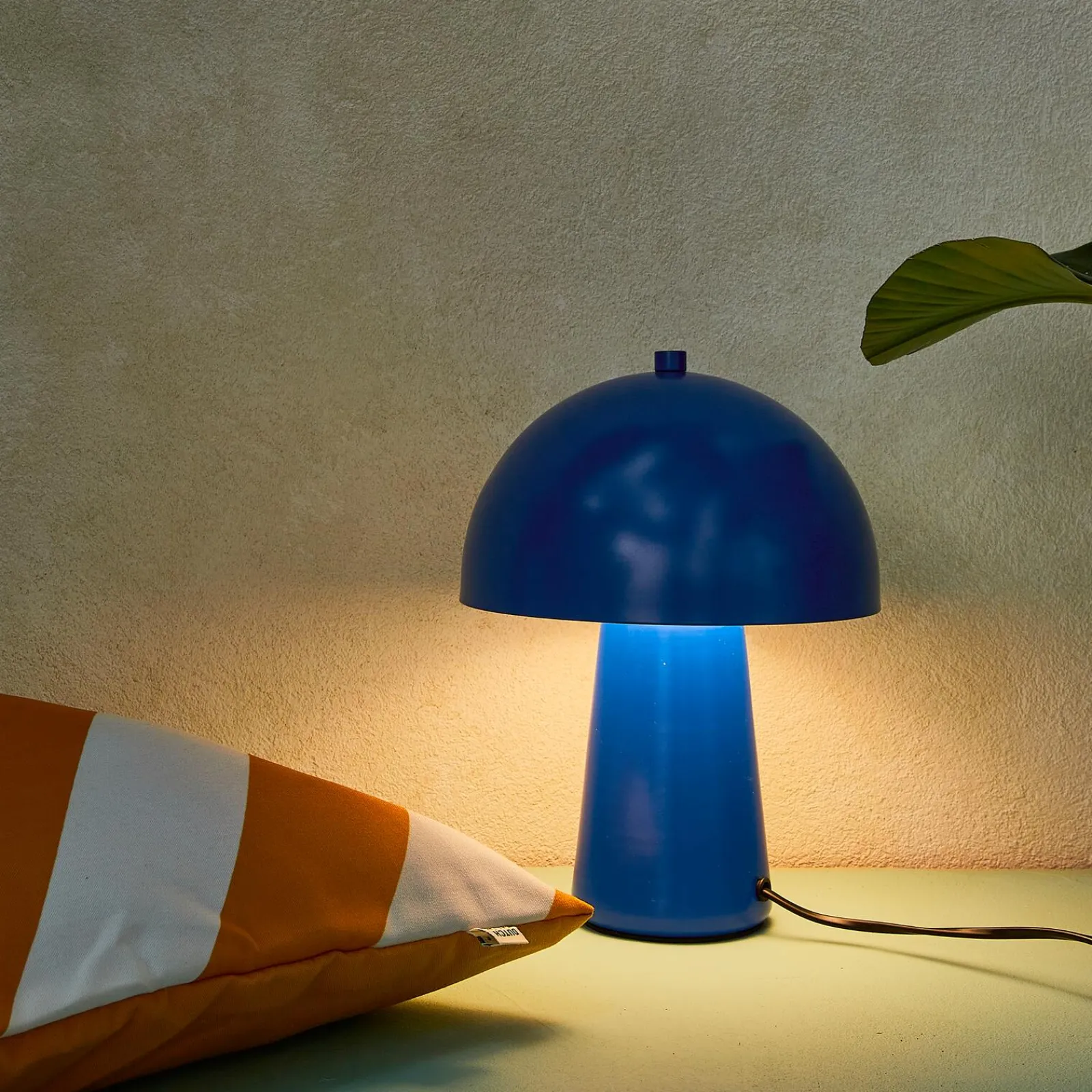 Online Lampe à poser SILO coloris bleu franc 29,5 x 21 cm - 4MURS Lampes À Poser