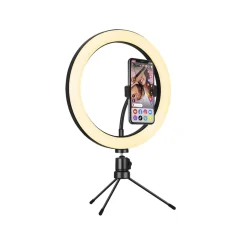 Outlet Lampes connectées ANNEAU LUMINEUX coloris blanc - 4MURS Accessoires Multimédia|Lampes À Poser