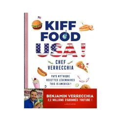 Hot Livre culinaire KIFF FOOD 2 : USA - 4MURS Papeterie Et Livres