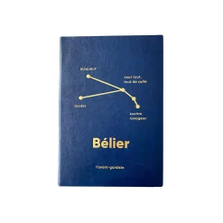 Clearance Carnet ASTRO BELIER coloris bleu - 4MURS Papeterie Et Livres