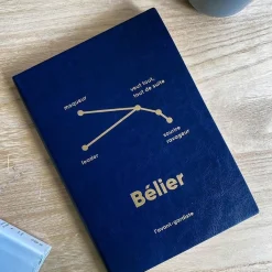 Clearance Carnet ASTRO BELIER coloris bleu - 4MURS Papeterie Et Livres