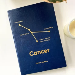 Sale Carnet ASTRO CANCER coloris bleu - 4MURS Papeterie Et Livres