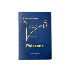 Online Carnet ASTRO POISSON coloris bleu - 4MURS Papeterie Et Livres