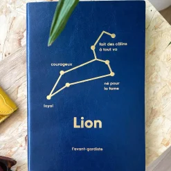 Online Carnet ASTRO LION coloris bleu - 4MURS Papeterie Et Livres