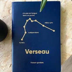 Clearance Carnet ASTRO VERSEAU coloris bleu - 4MURS Papeterie Et Livres