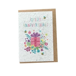 Online Carte ANNIVERSAIRE CADEAU multicolore - 4MURS Papeterie Et Livres