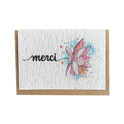 Clearance Carte MERCI coloris multicolore - 4MURS Papeterie Et Livres