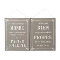 Clearance Lettrage CABINET coloris gris - 4MURS Objets Muraux