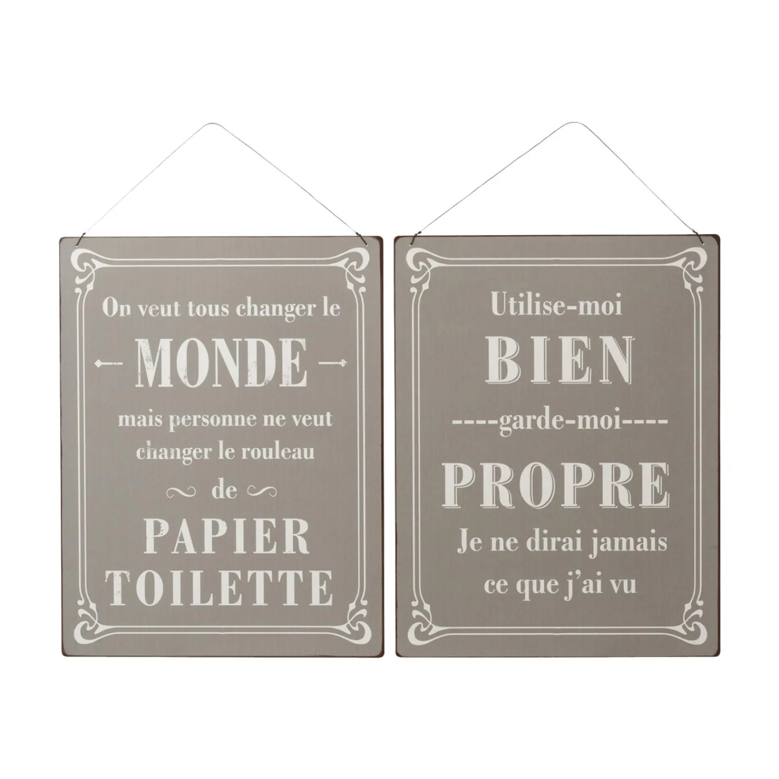 Clearance Lettrage CABINET coloris gris - 4MURS Objets Muraux