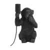 Clearance Lampe à poser MONKEY THINKER noir 23,5 x 12,5 cm Lampes À Poser