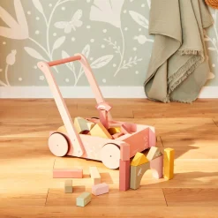 Fashion Jeu d'éveil CHARIOT A BLOCS FLEURS - 4MURS Enfant Jeux D'Éveil|Jouets