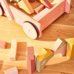 Fashion Jeu d'éveil CHARIOT A BLOCS FLEURS - 4MURS Enfant Jeux D'Éveil|Jouets