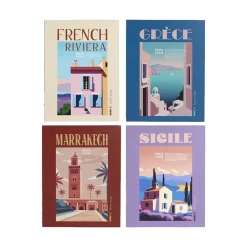 New Livre décoratif VOYAGE BOOK coloris multicolore - 4MURS Objets Déco