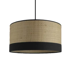 Sale Suspension RIO coloris noir er rafia 19 x 38 cm - 4MURS Suspensions