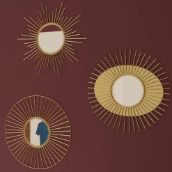 New Miroir en métal GOLDENSUN - 4MURS Miroirs