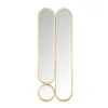 Outlet Miroir en métal HALY 28 x 78 cm - 4MURS Miroirs