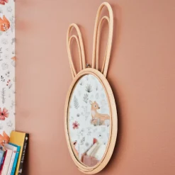Outlet Miroir en rotin KOOPA 24 x 38 cm - 4MURS Enfant Puériculture|Déco Murale Enfant