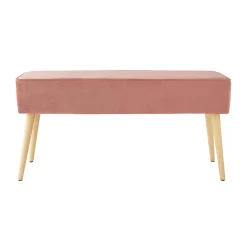 Discount Banc OLLY coloris rose - Bancs Et Banquettes