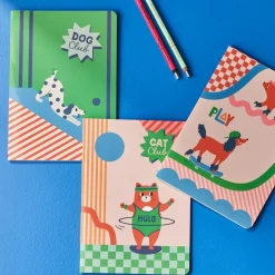 Online Carnet CAT CLUB coloris rose - Papeterie Et Livres