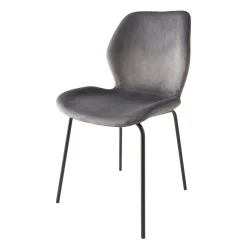 Outlet Chaise ALMA coloris gris - Chaises Et Tabourets