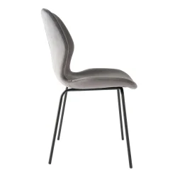 Outlet Chaise ALMA coloris gris - Chaises Et Tabourets